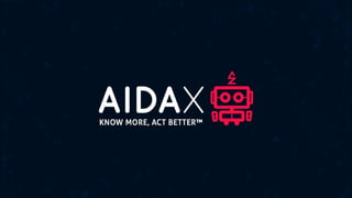 AIDAX - Actionable analytics - Pitch CollisionConf/WebSummit