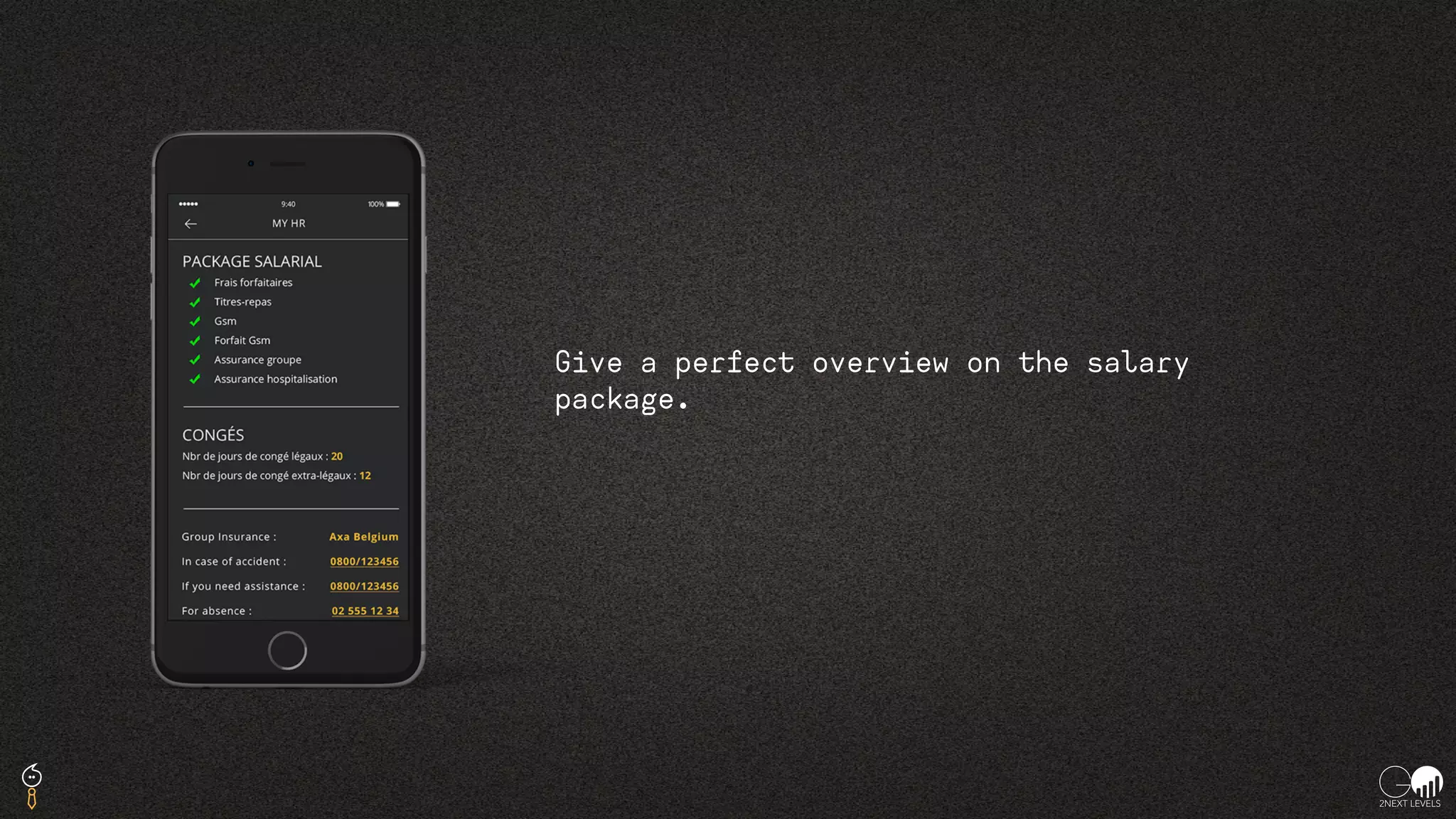 Give a perfect overview on the salary
package.
 