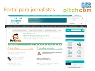 Portal para jornalistas
 