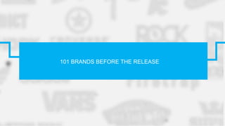 101 BRANDS BEFORE THE RELEASE