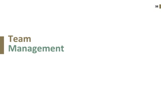 38
Team
Management
 