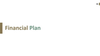 41
Financial Plan
 
