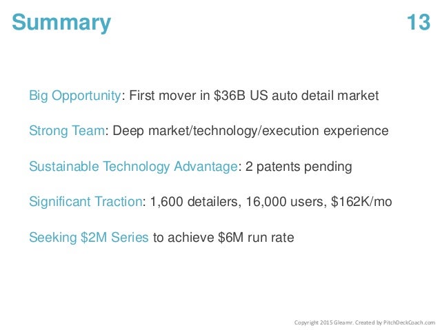 pitch deck template for startups