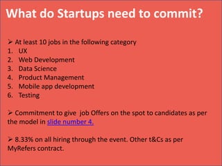  At least 10 jobs in the following category
1. UX
2. Web Development
3. Data Science
4. Product Management
5. Mobile app ...