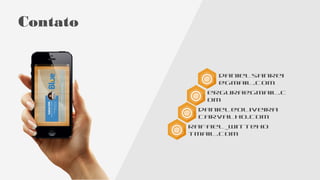 Direto
Soluções virtuais
Indireto
Cartões de visita
em formato
físico
Análise da concorrência
 