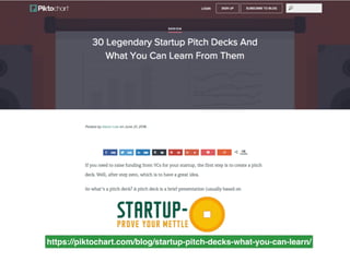 https://piktochart.com/blog/startup-pitch-decks-what-you-can-learn/
 