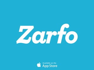 Zarfo Pitch Deck 1st July 2014