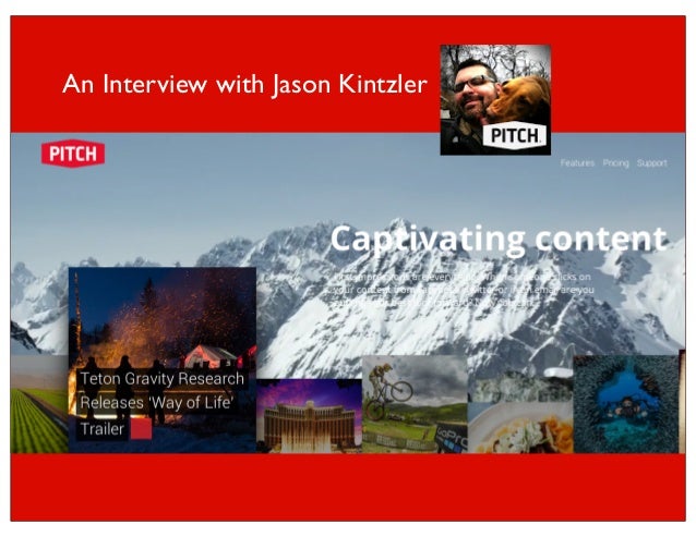 An Interview with Jason Kintzler
 