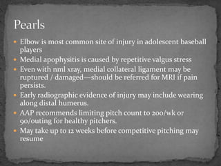 Pitcher's Elbow Power Point | PPTX