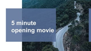 5 minute
opening movie
 