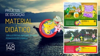 JOB ILUSTRATIVO:MATERIAL DE APOIO
PEDAGÓGICO DE ILHABELA
PROJETOS
DE EDUCAÇÃO
MATERIAL
DIDÁTICO
 