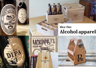Idea: One
Alcoho apparel
Idea: One
Alcoho apparel
Idea: One
Alcoholapparel
 