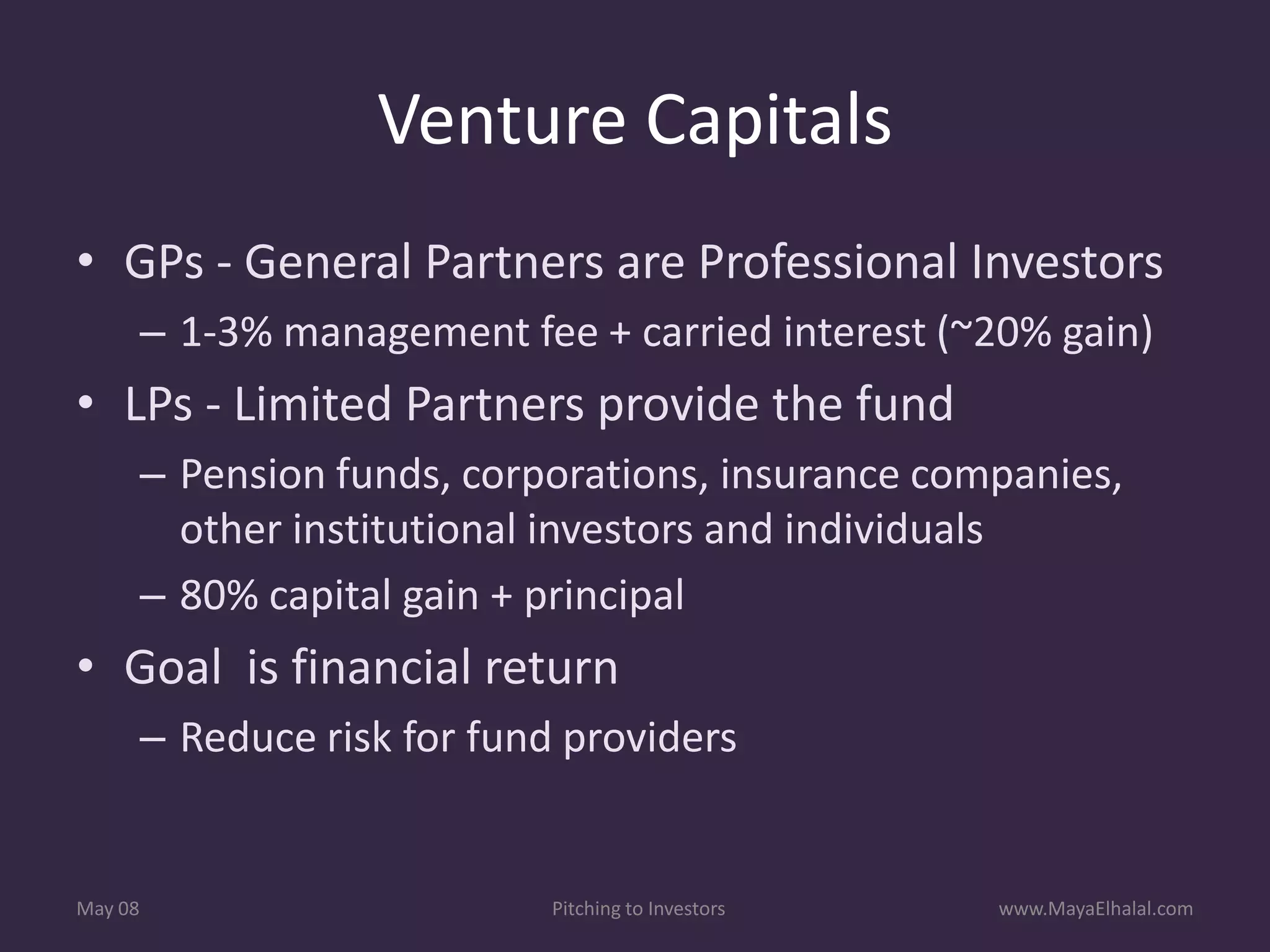 Pitching To Investors v1.1 Includes Resources