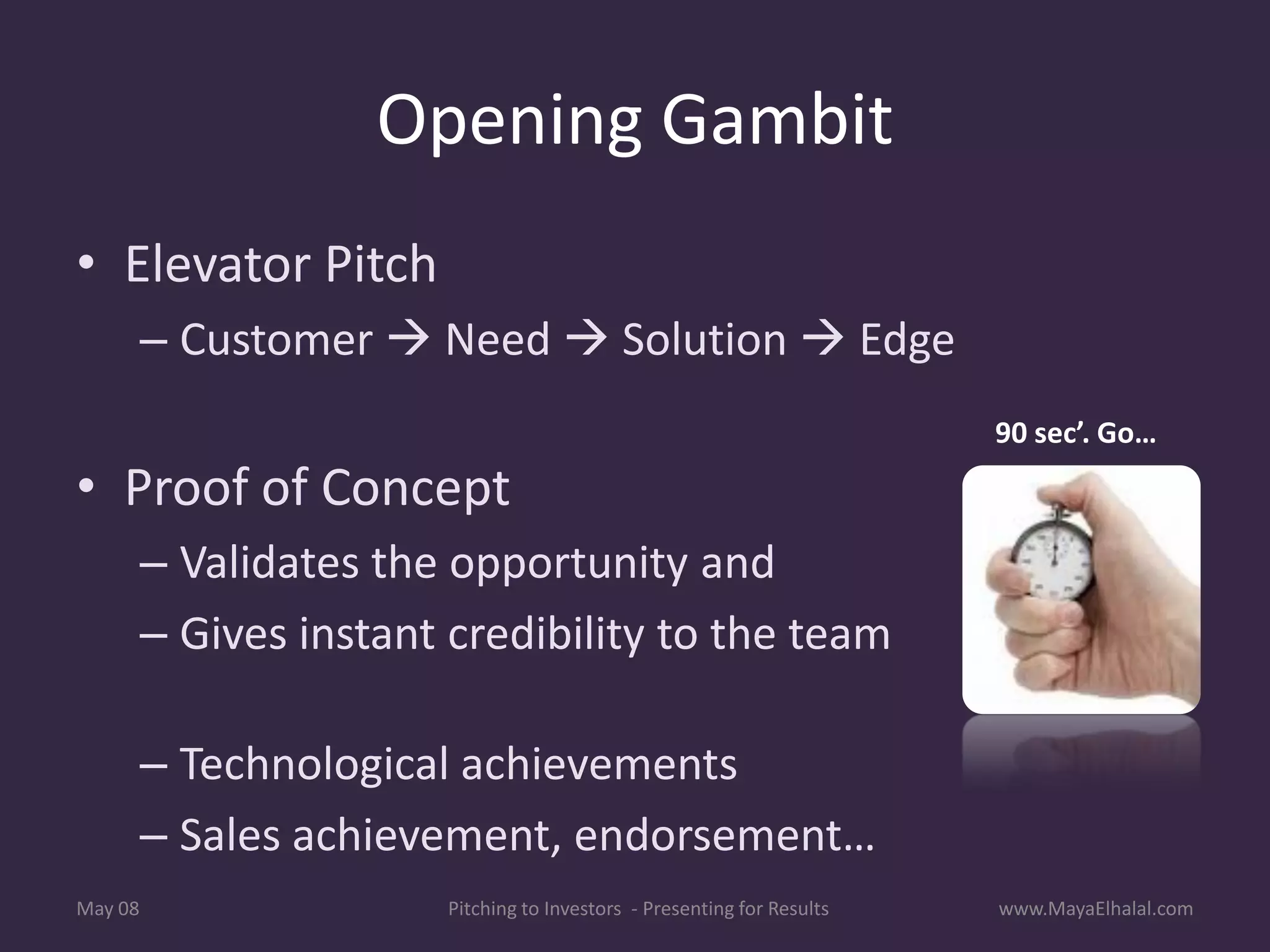 Pitching To Investors v1.1 Includes Resources