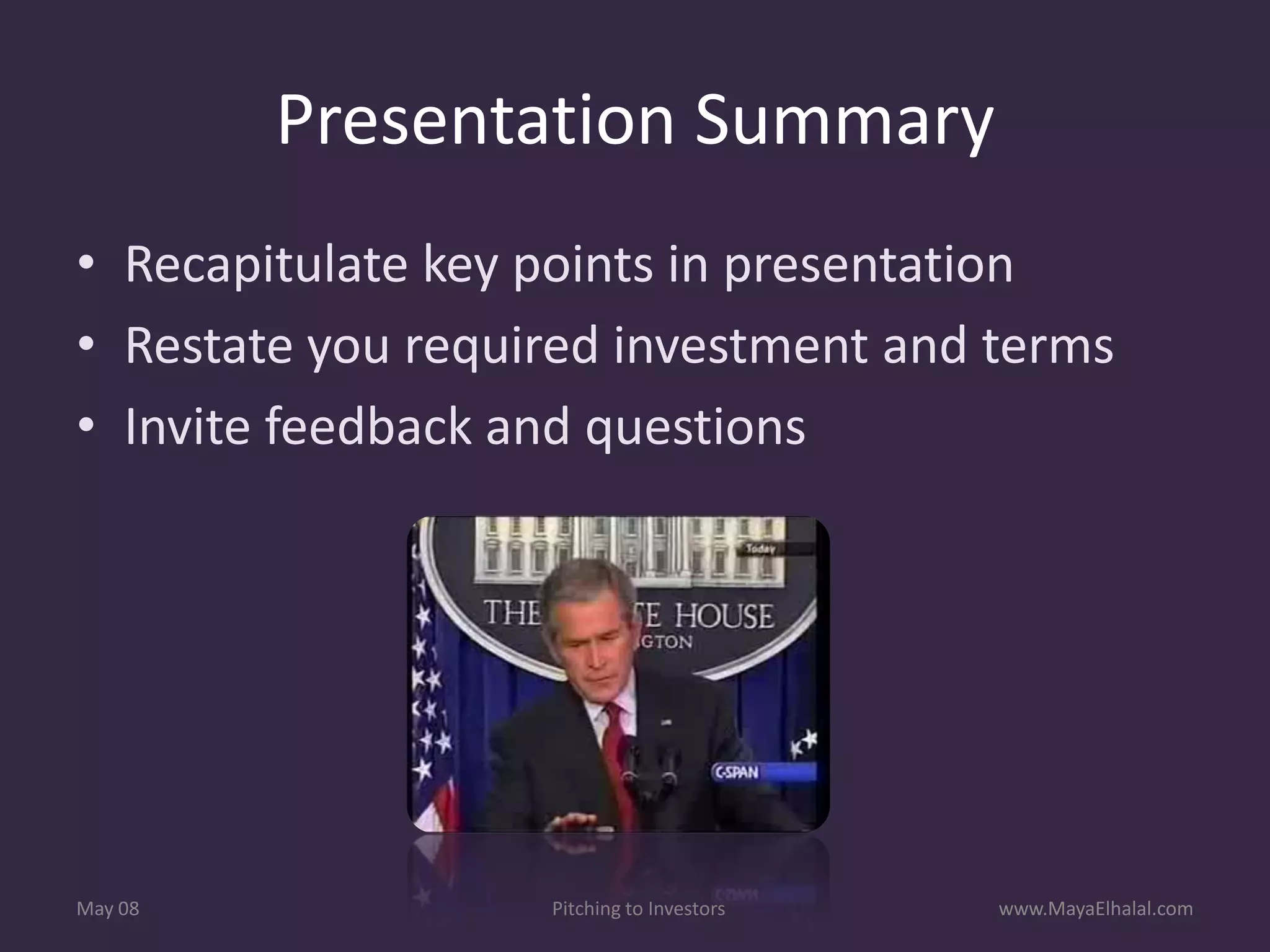 Pitching To Investors v1.1 Includes Resources