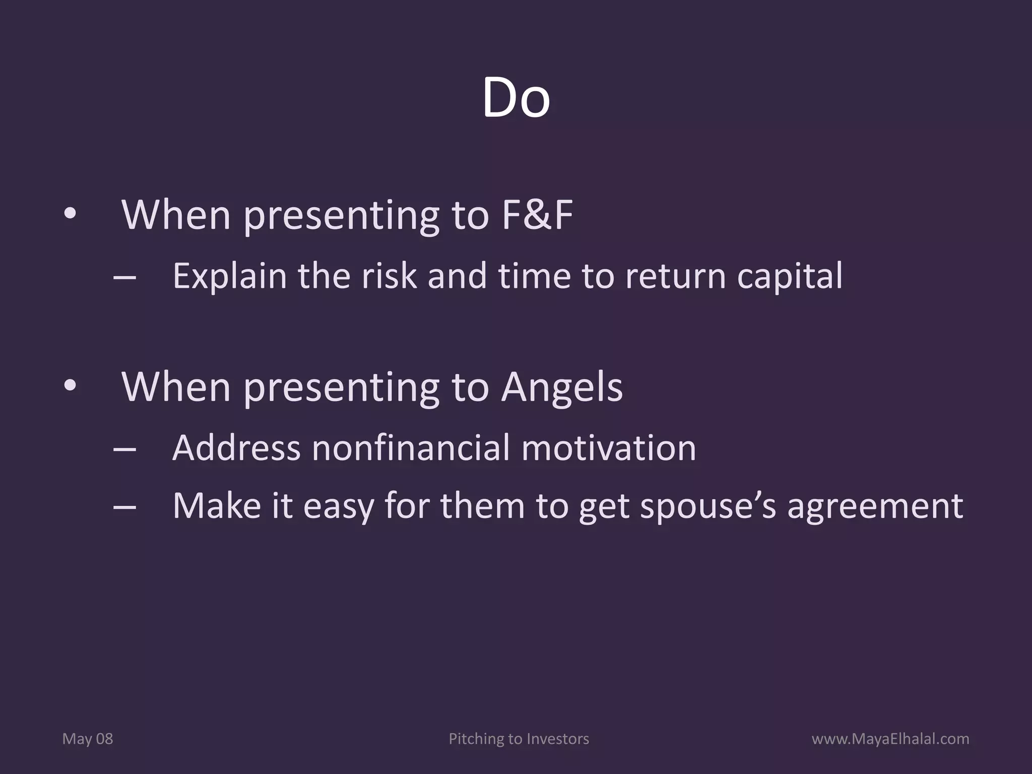 Pitching To Investors v1.1 Includes Resources