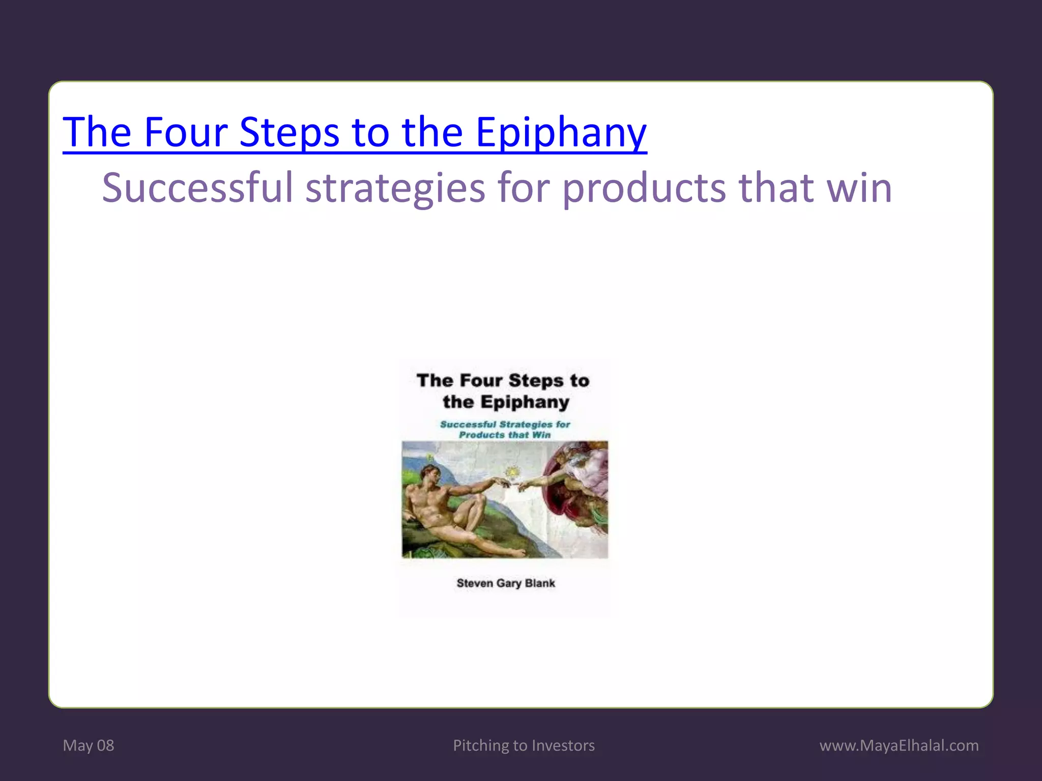 Pitching To Investors v1.1 Includes Resources