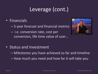 Pitching To Investors v1.1 Includes Resources
