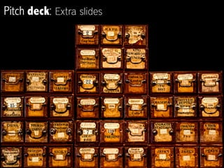 Pitch deck: Investment
http://www.slideshare.net/press42 investment@press42.com / @42press
€100.000
1 year
pre-money: €1M
 