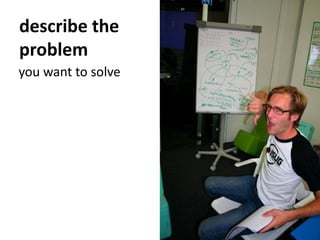 describe the
problem
you want to solve
 