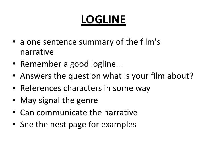 logline example