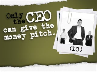 Pitching Tips: presentation tips from The Pitching Coach