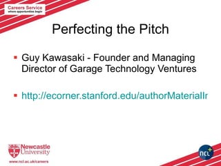 Perfecting the Pitch ,[object Object],[object Object]