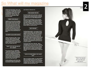 So What will my magazine
look like? – DPS MOCK
UPS

 