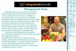 Weight Watchers Offer prepared meals delivered to your home with the goal of losing weight in mind. Emphasize smaller meals, more frequently, but meals are not freshly made. 