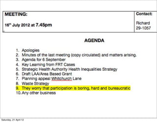 Saturday, 21 April 12
 