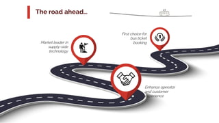 a
17
The road ahead…
Market leader in
supply-side
technology
First choice for
bus ticket
booking
Enhance operator
and customer
experience
 