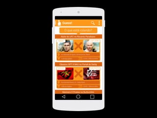 Noite do UFC no Recanto Paraibano
1 cerveja grátis! 21/03 - 22hrs às 01hrs
Av. Dezessete de Agosto, 223 Parnamirim, Recife
MAIA LAFLARE
Clássico SPT X NAU no Portal do Derby
-10% no rodízio 22/03 - 15hrs às 19hrs
Rua Clemente Pereira, s/n - Derby, Recife
SPORT NÁUTICO
Mariners X Pirates no Burburinho
O que está rolando?
Guess!
 