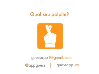 Pitch Startup Weekend - Palpita Aí