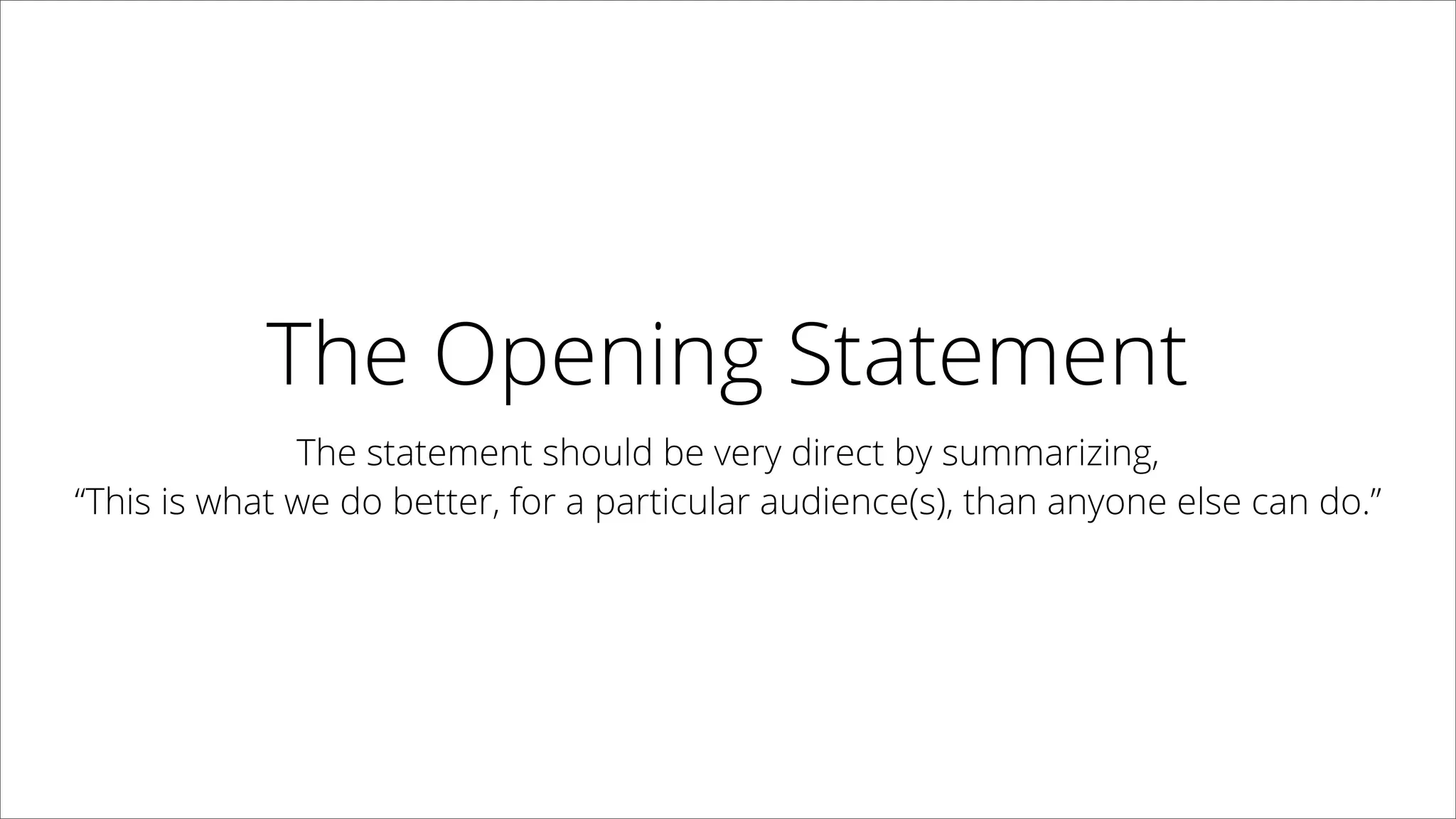 The Team
Who’s going to make the magic happen?  
This slide is all about people as individuals with experience.
List managers as well as advisors and/or strategic partners.
 