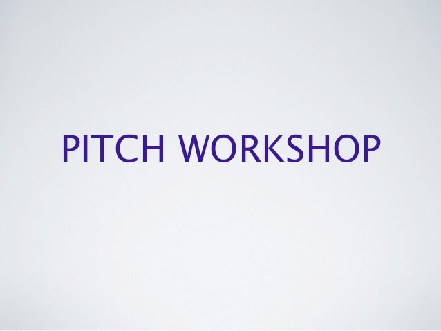 Pitch workshop for IT studerende