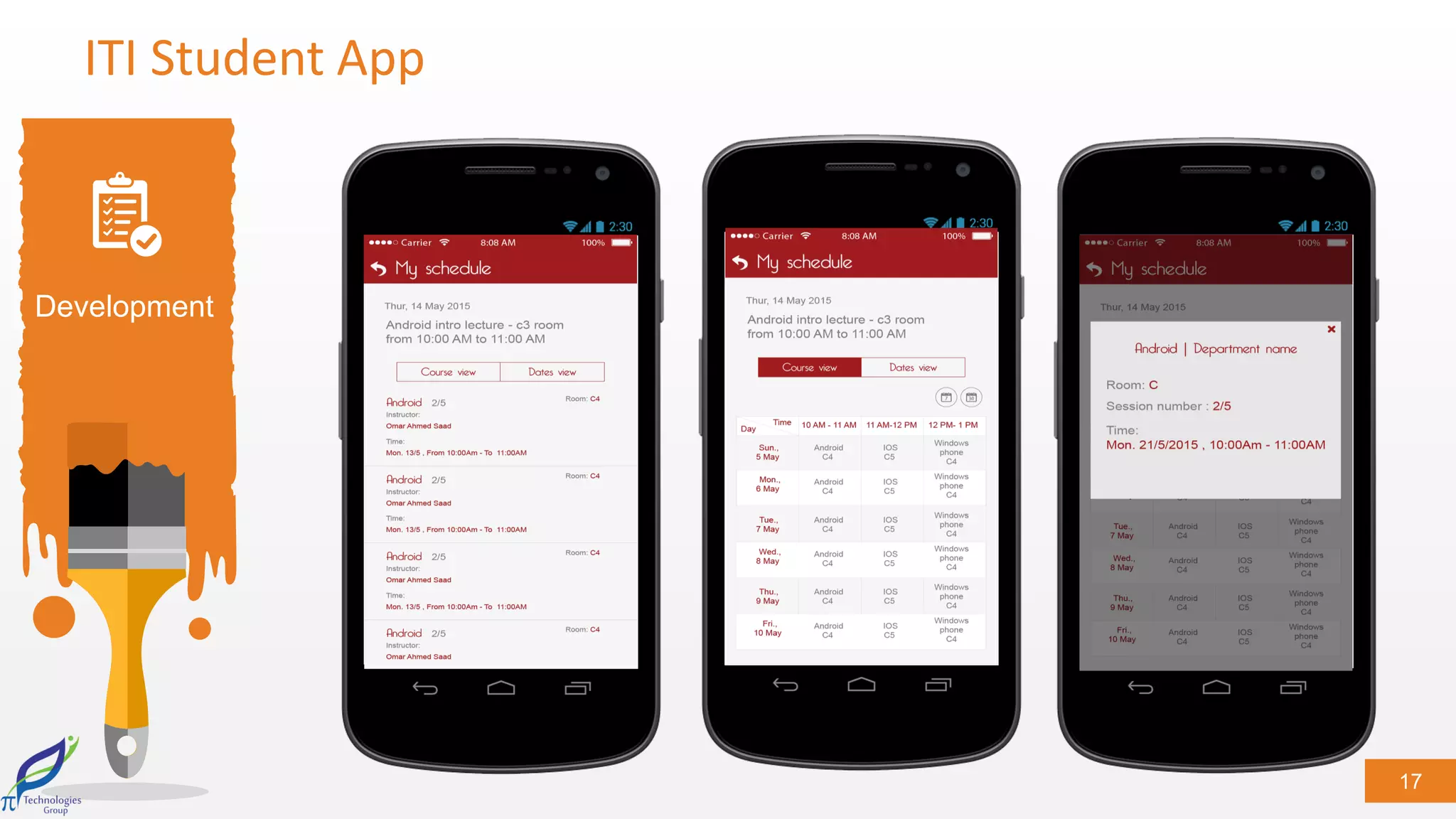 17
Development
ITI Student App
 