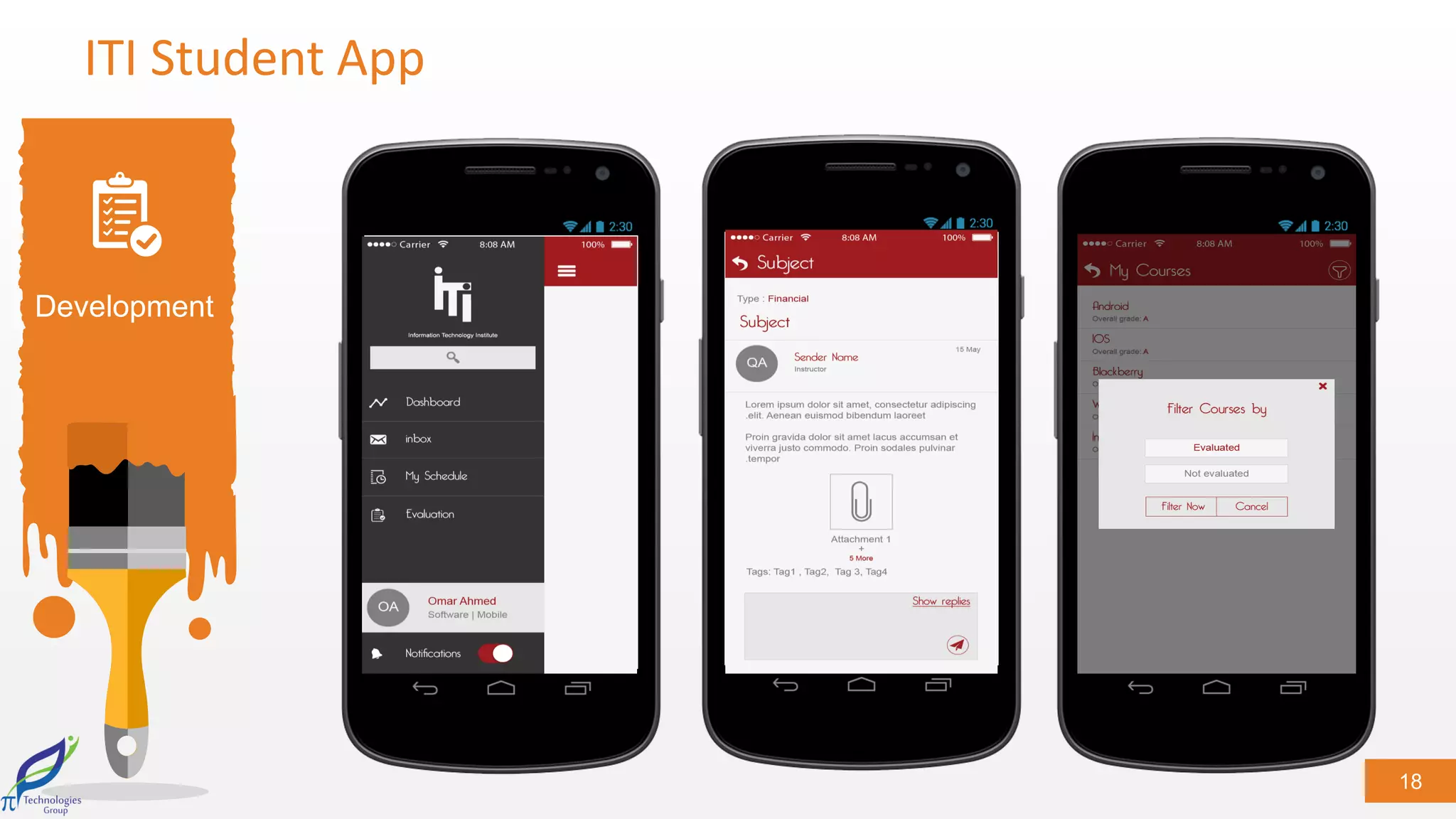 18
Development
ITI Student App
 