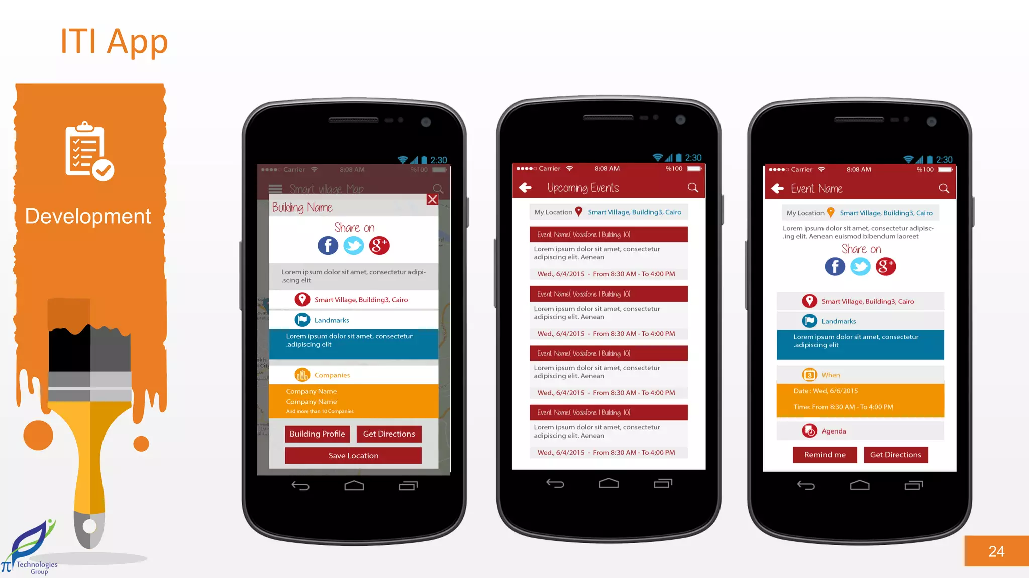 24
Development
ITI App
 