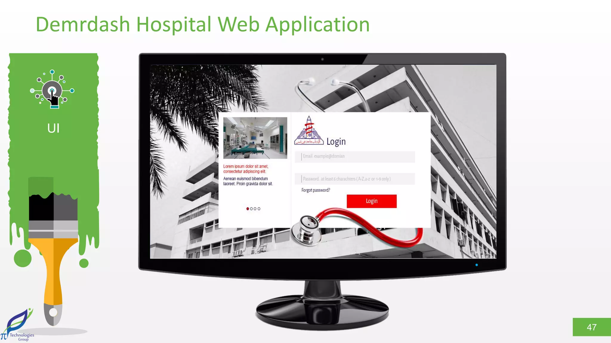 47
UI
Demrdash Hospital Web Application
 