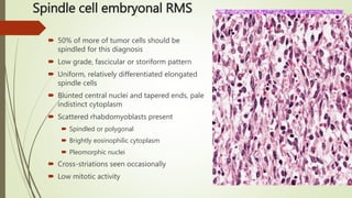 Pitfalls in diagnosis of soft tissue tumors of childhood | PPTX