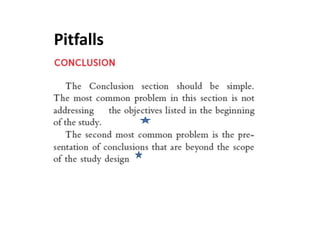 Pitfalls
 