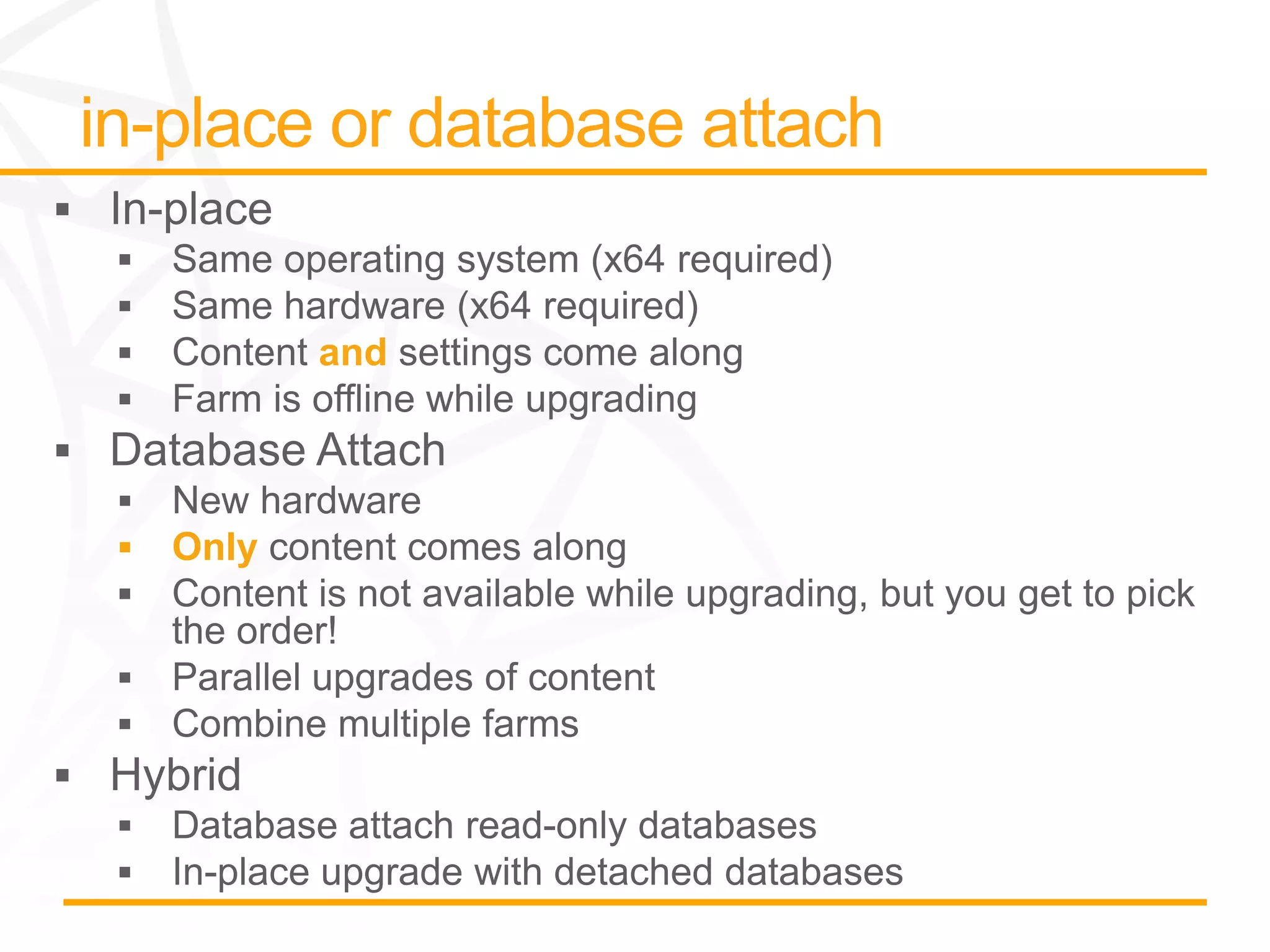 and


   New hardware
   Only
 