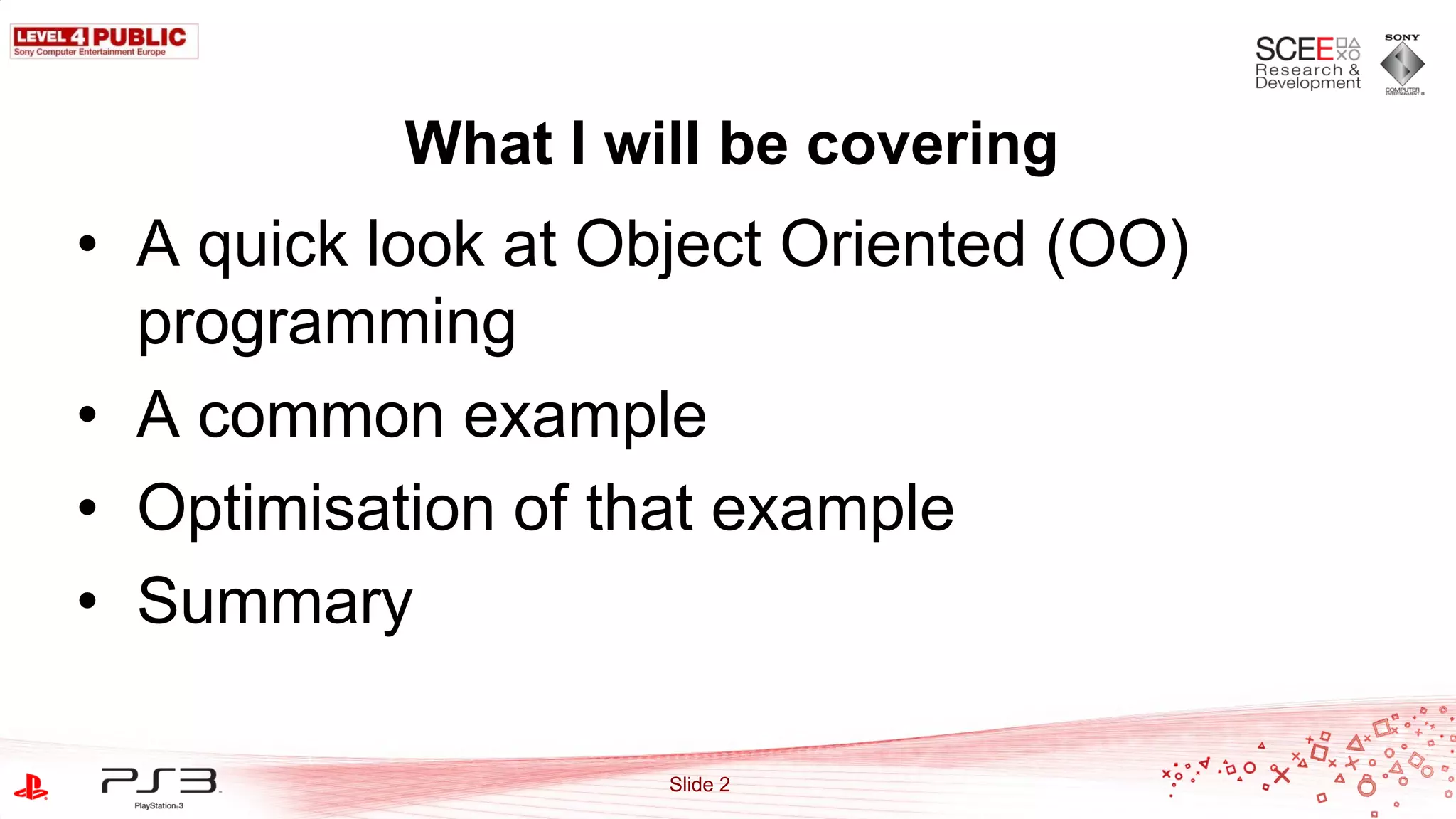 Pitfalls of Object Oriented Programming | PPT