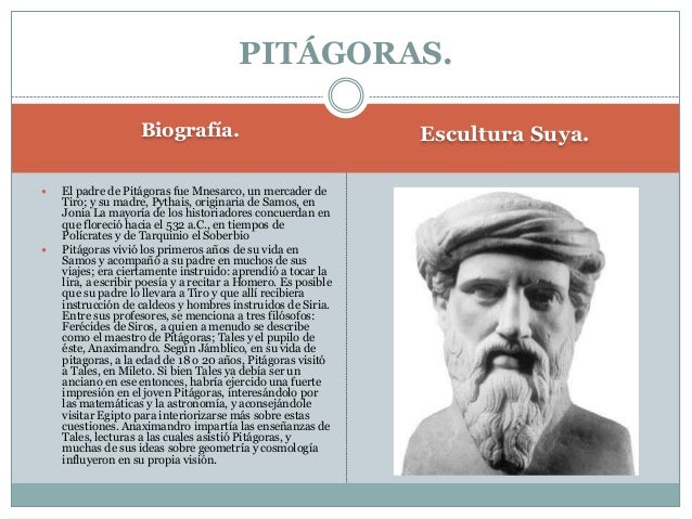 Vida Y Obra De Pitágoras