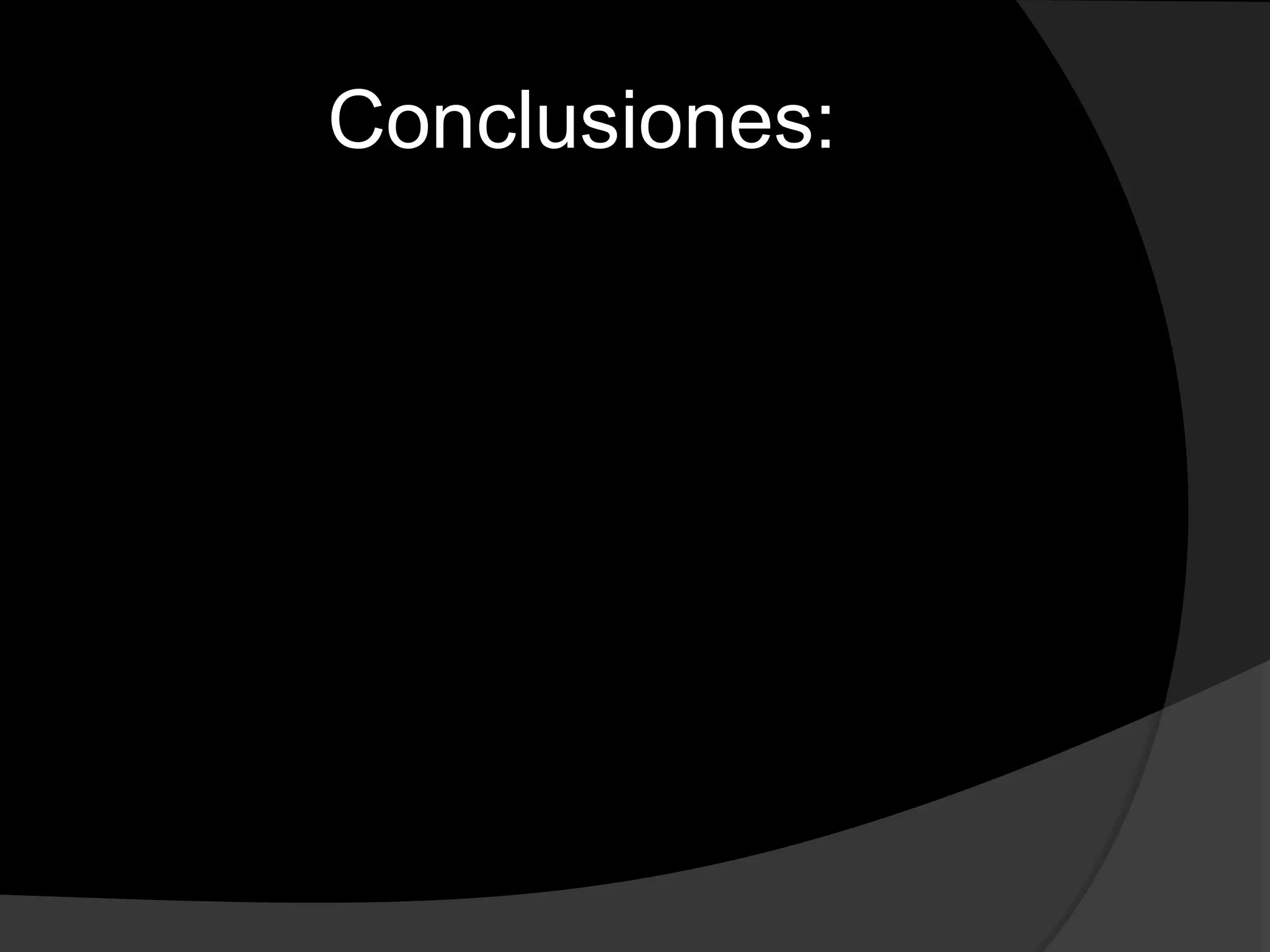 Conclusiones: 
 