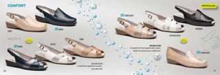 30 31
CONFORT
TAILLES 35 - 41
201MARIN
203CRÈME/TAUPE
205CRÈME/TAUPE
GLACIAL/GLACIAL
NOIR/NOIR
204MARIN
CRÈME
CRÈME
GLACIAL
COULEURS EN CUIR
Le modèle 204 est disponible dans les couleurs :
GLACIAL, MARIN et CRÈME
COULEURS
PAGE
3
COULEURS EN CUIR
Les modèles 203 et 205 sont disponibles dans les couleurs :
NOIR/SERP. NOIR, GLACIAL/SERP. GLACIAL et CRÈME/SERP. TAUPE
Semelle
intérieure
bidensité
Semelle
intérieure
bidensité
 