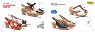 44 45
PRINTEMPS / ÉTÉ 2013
TAILLES 35 - 41
113MARIN
114BLANC
CAMEL
MARIN
GLACIAL
TAUPE
Talon
plateforme
en bois
112CRÈME
111ROUGE
COULEURS EN CUIR
Les modèles 111, 112, 113 et 114 sont
disponibles dans les couleurs :
NOIR, CRÈME, GLACIAL, MARIN, ROUGE,
ARGENT et OR
COULEURS EN cuir verni
Les modèles 110, 111, 112, 113 et 114 sont disponibles dans les couleurs :
MARIN, TAUPE, ROUGE, NUDE, PIERRE et BLANC
COULEURS
PAGE
3
Semelle
intérieure
rembourée
 