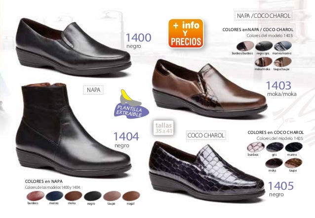 zapatos pitillos catalogo