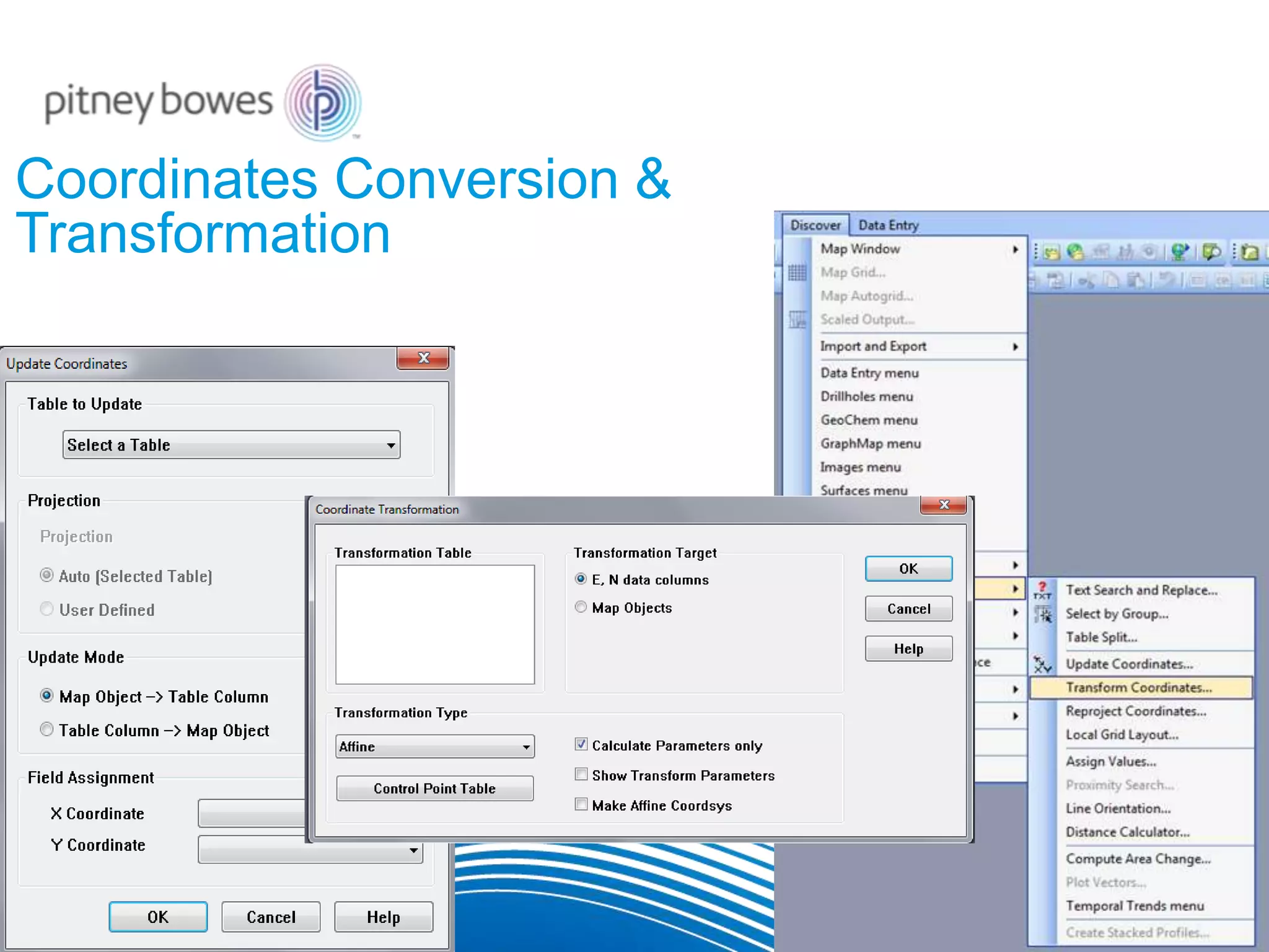 Coordinates Conversion &
Transformation
 