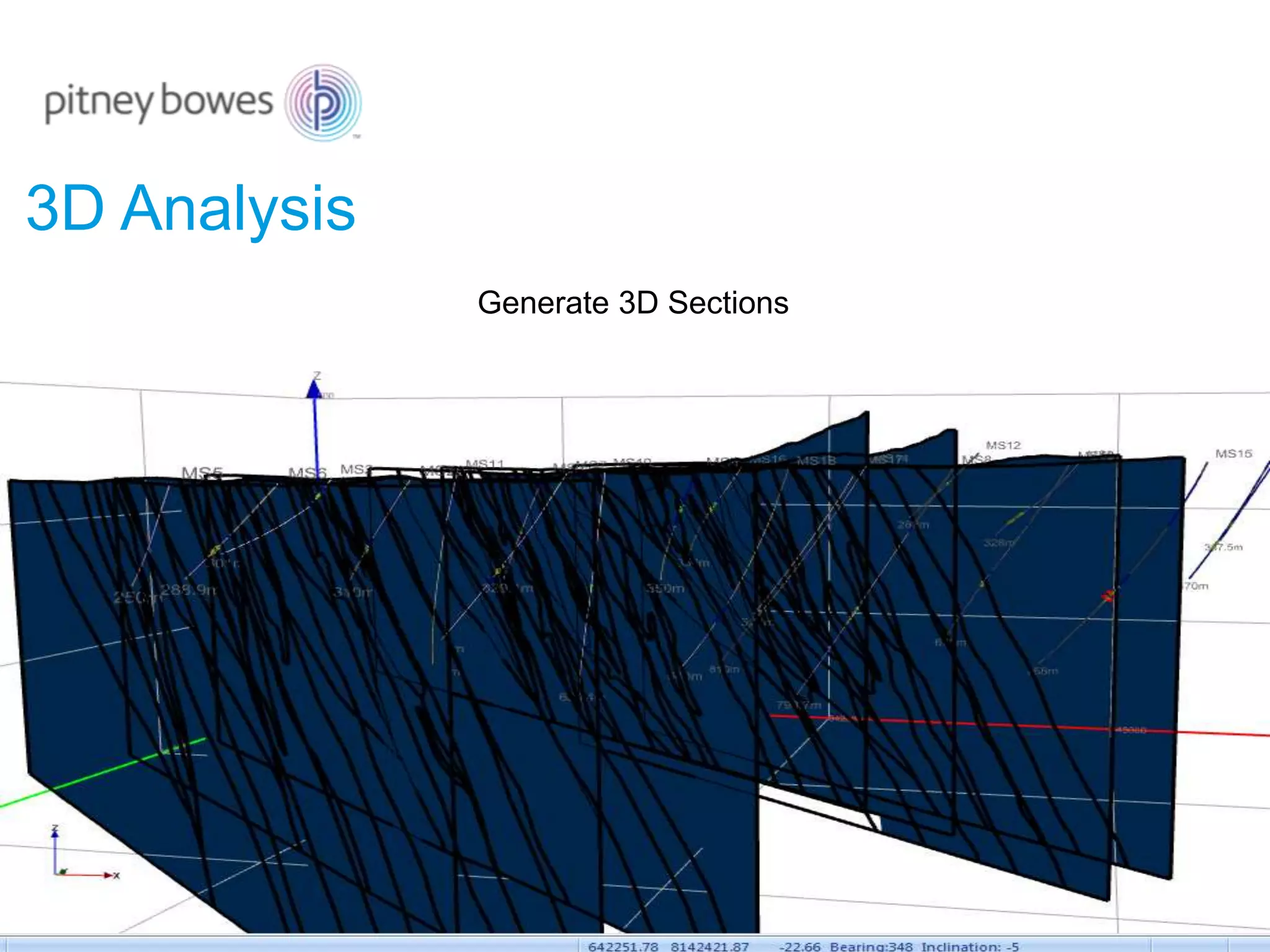 3D Analysis
Generate 3D Sections
 